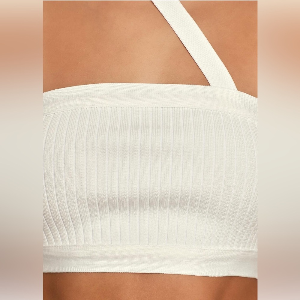 Lulu's Cream Ribbed Midi 2 pc Set - Picture 3 of 4
